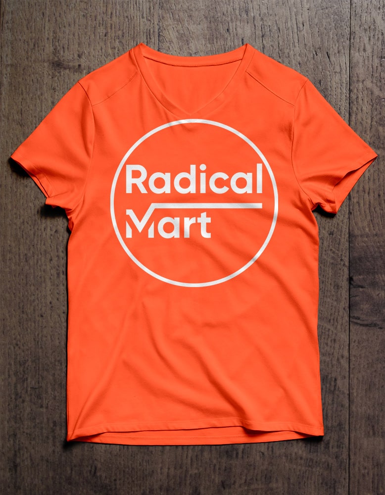 Футболка «RadicalMart» (оранжевая)