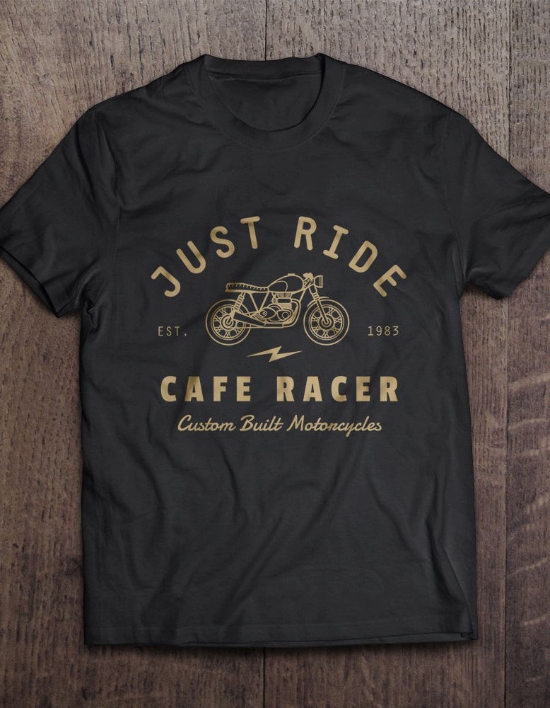 Футболка Just Ride (чёрная)