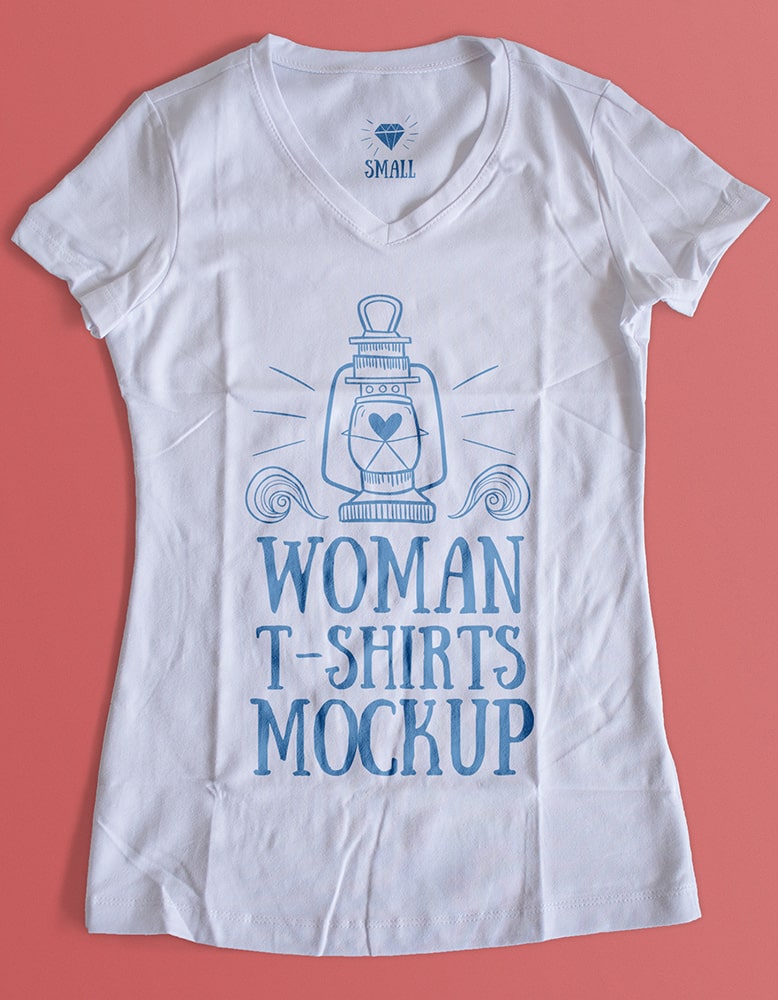 Футболка «Woman T-Shirts Mockup»